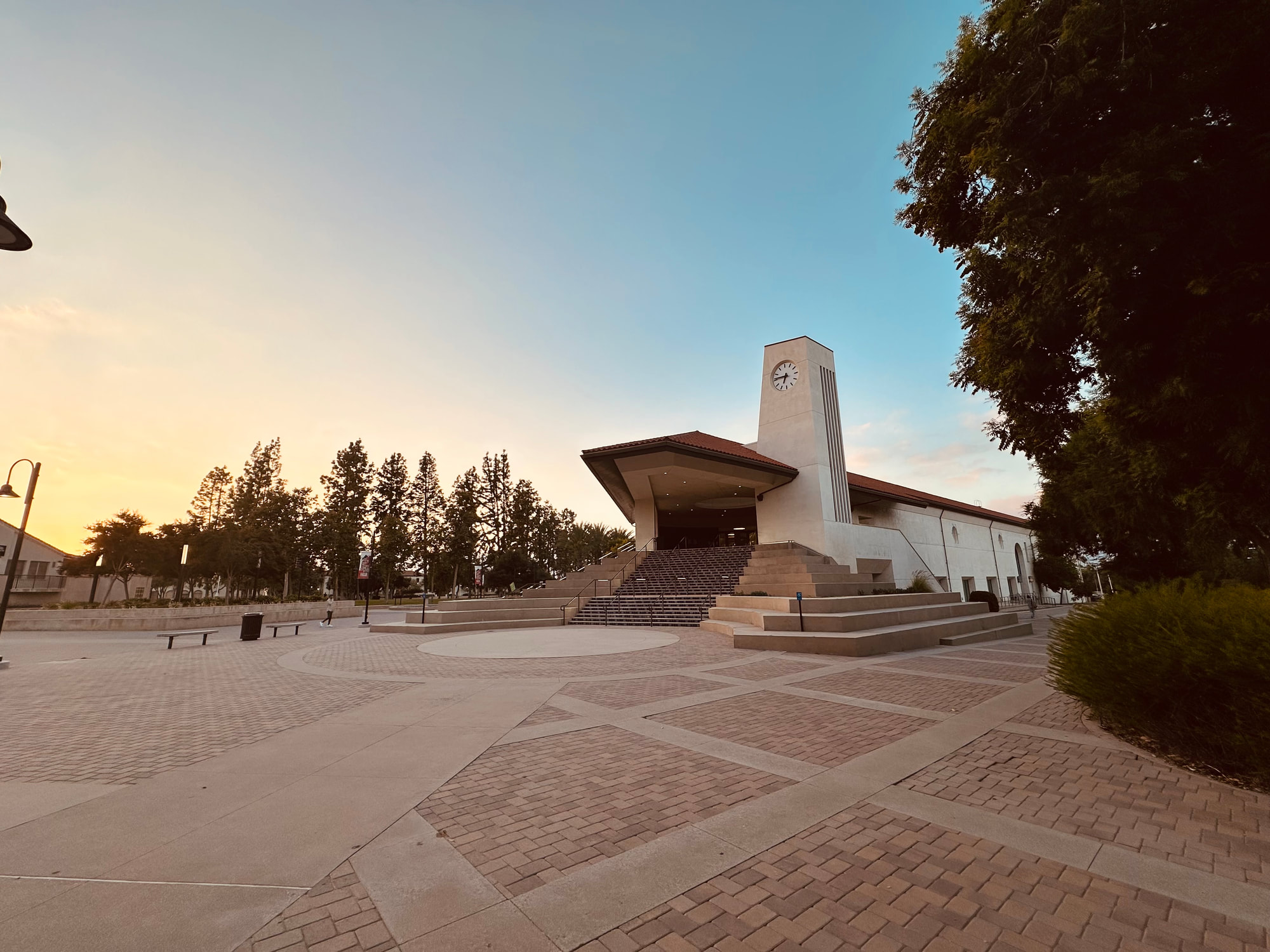 Los Angeles Pierce College campus entrance with Pierce College sign